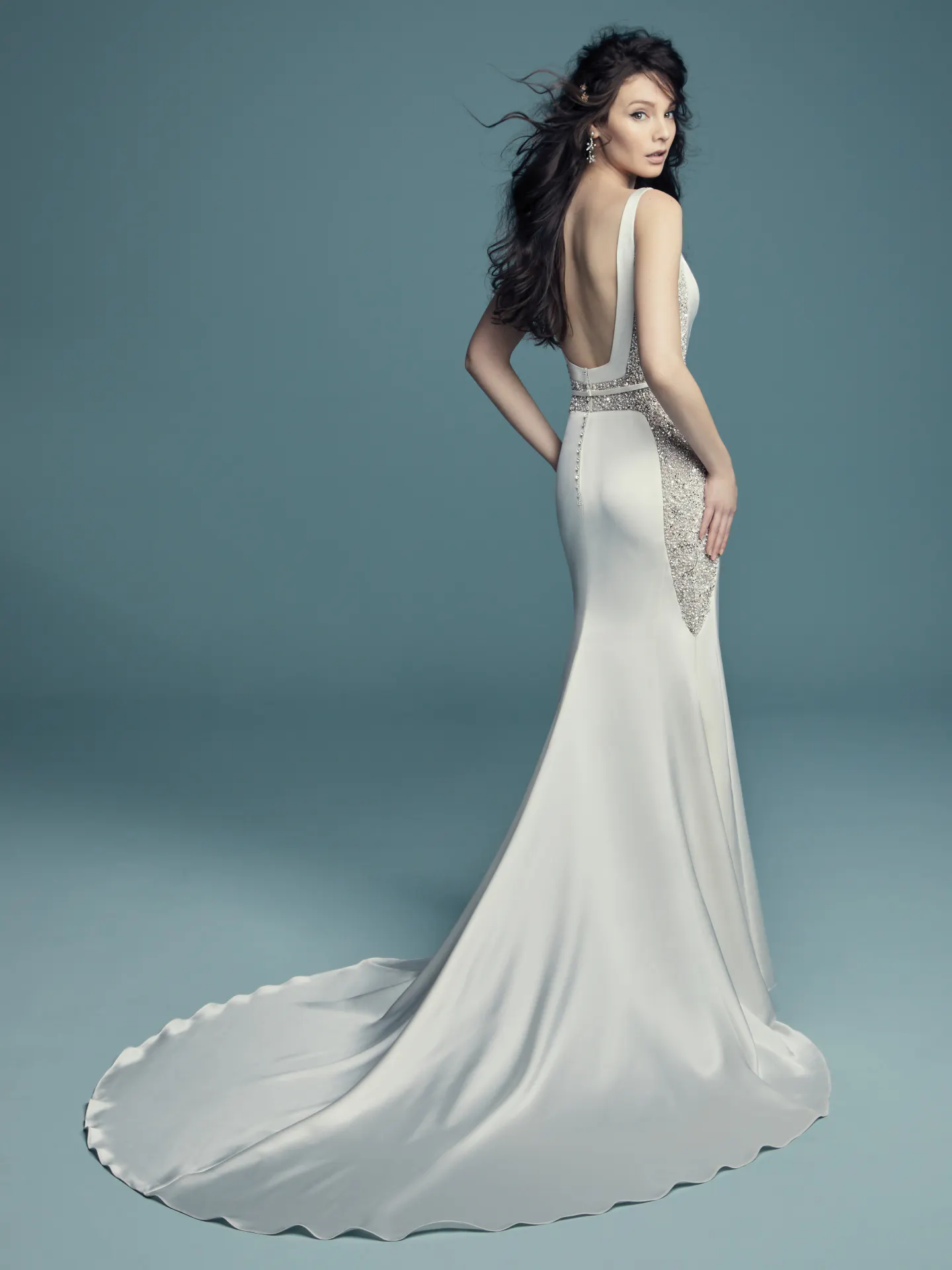 Fabienne  Princess Satin Wedding Dress by Maggie Sottero