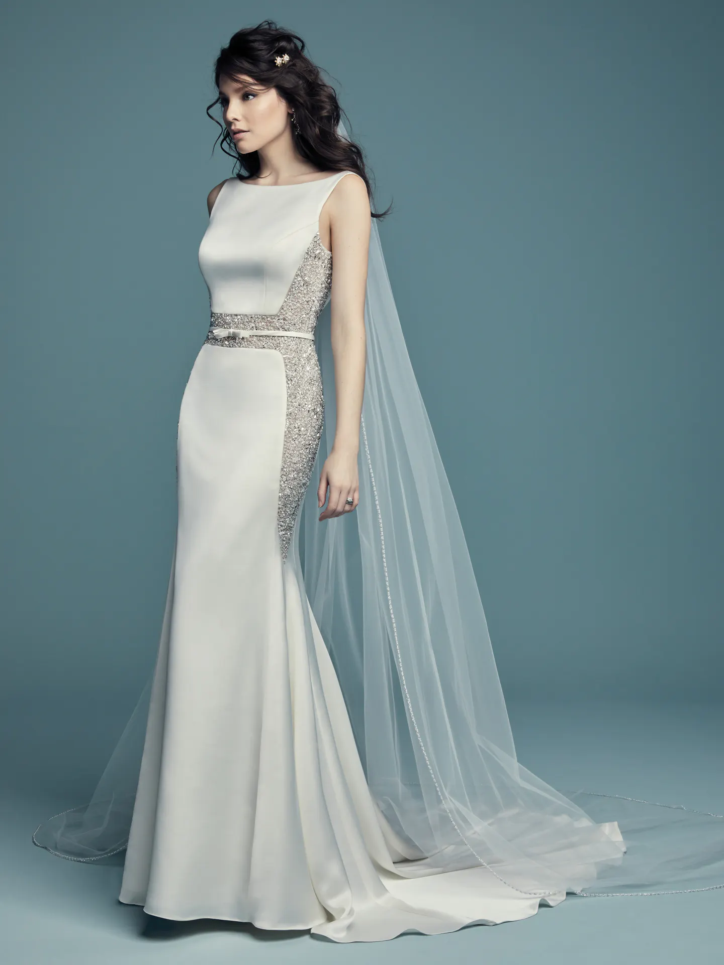 Fabienne  Princess Satin Wedding Dress by Maggie Sottero