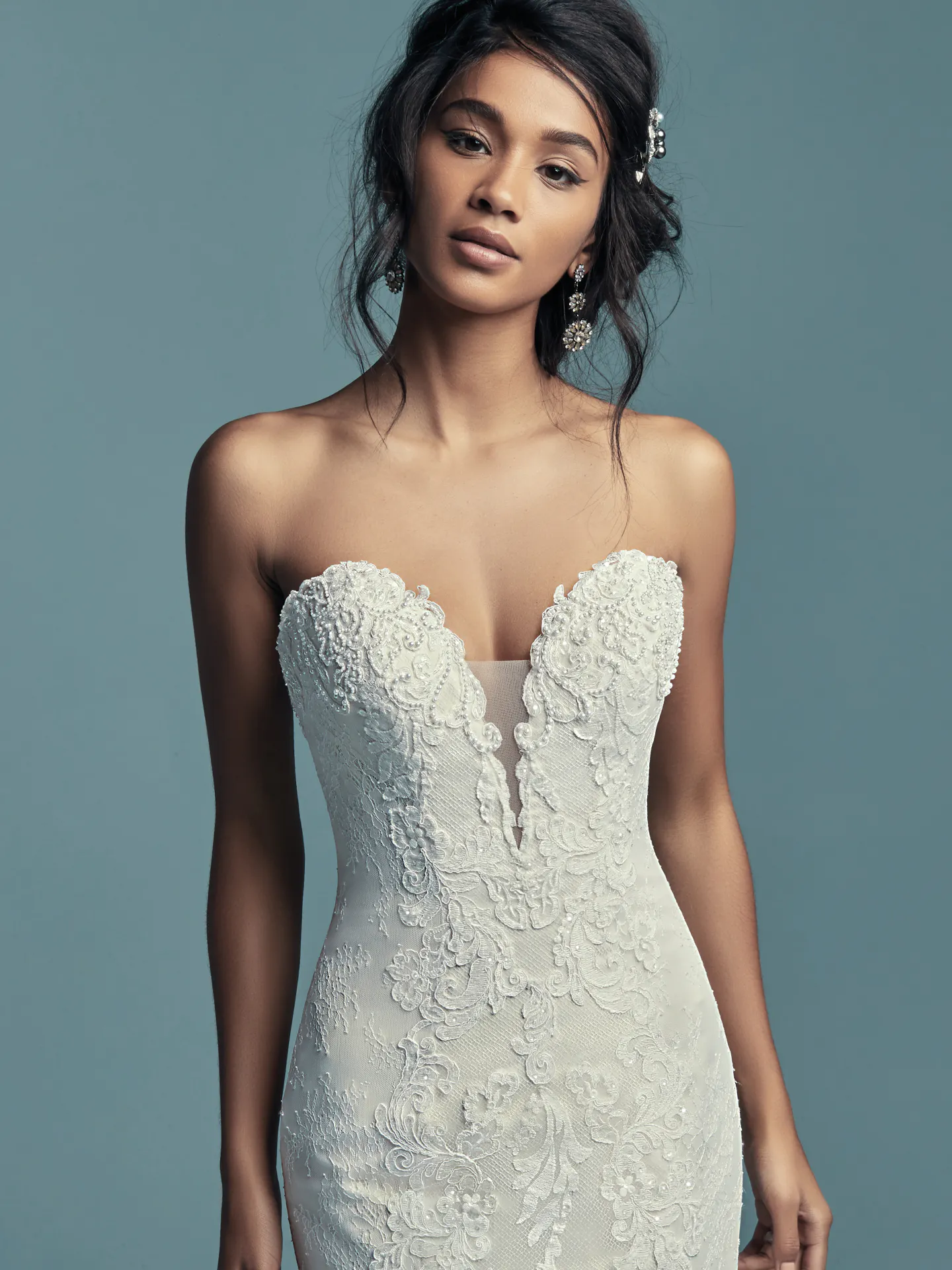 Freida  Fit and Flare Wedding Dress by Maggie Sottero