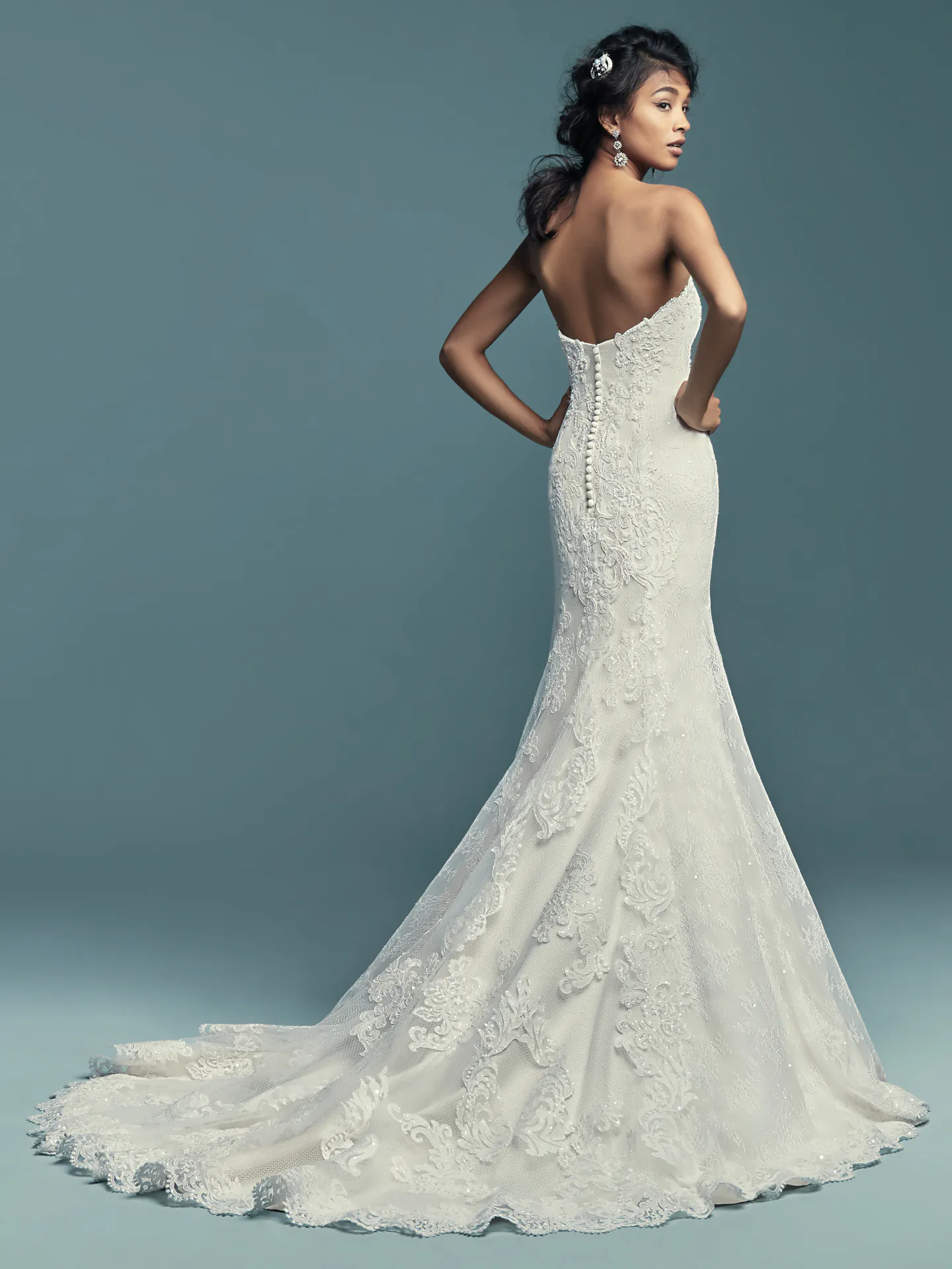 Freida  Fit and Flare Wedding Dress by Maggie Sottero