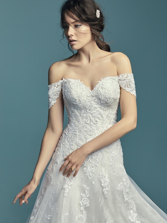 Gail (Curve) (CRV-8MT733ZU) ine Wedding Dress by Maggie Sottero