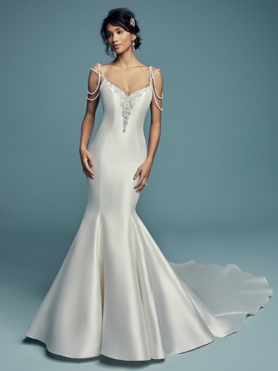 Gentry (8MS800) Simple Wedding Dress by Maggie Sottero