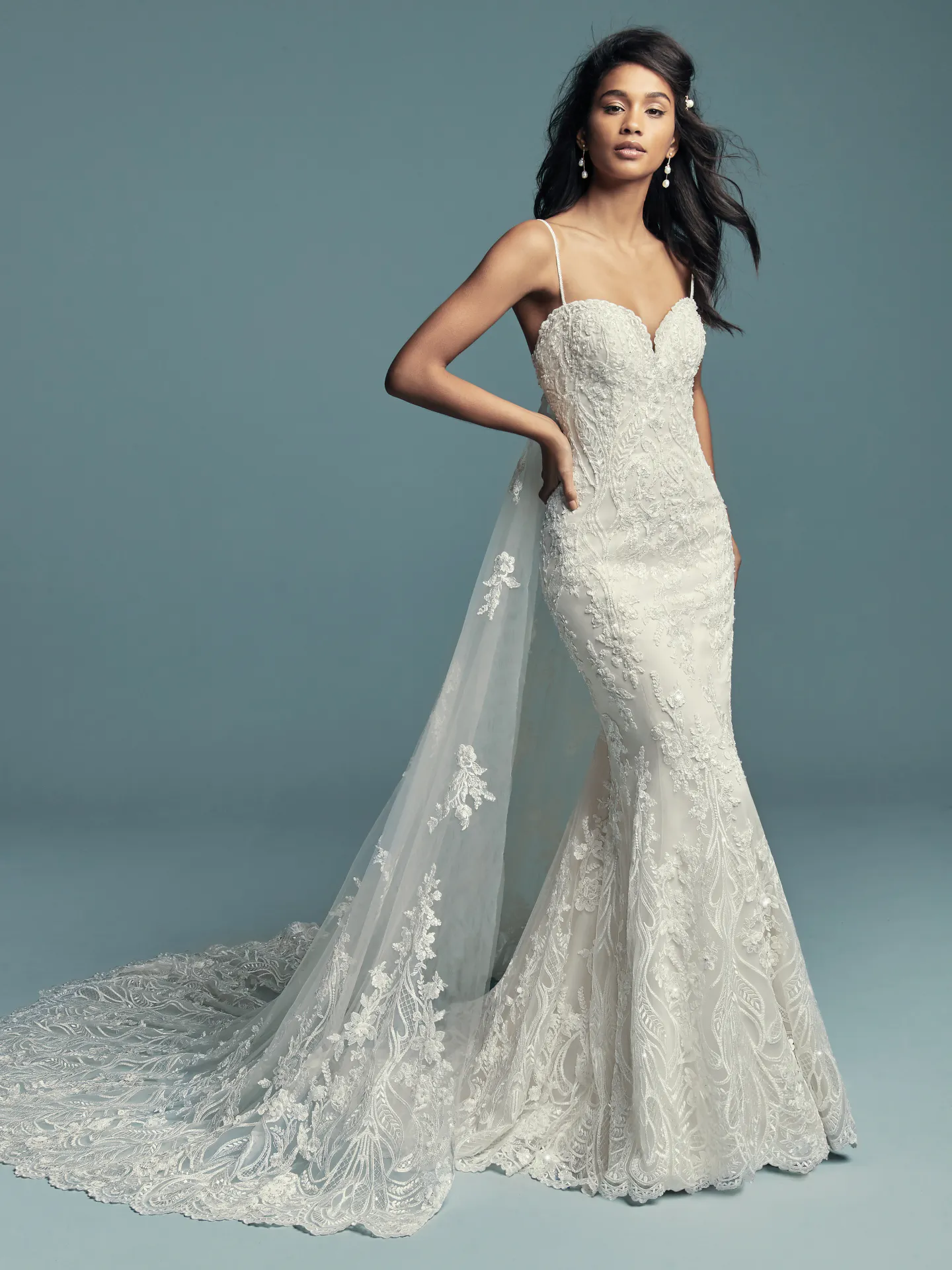 Gwendolyn  Rustic Lace Wedding Dress by Maggie Sottero