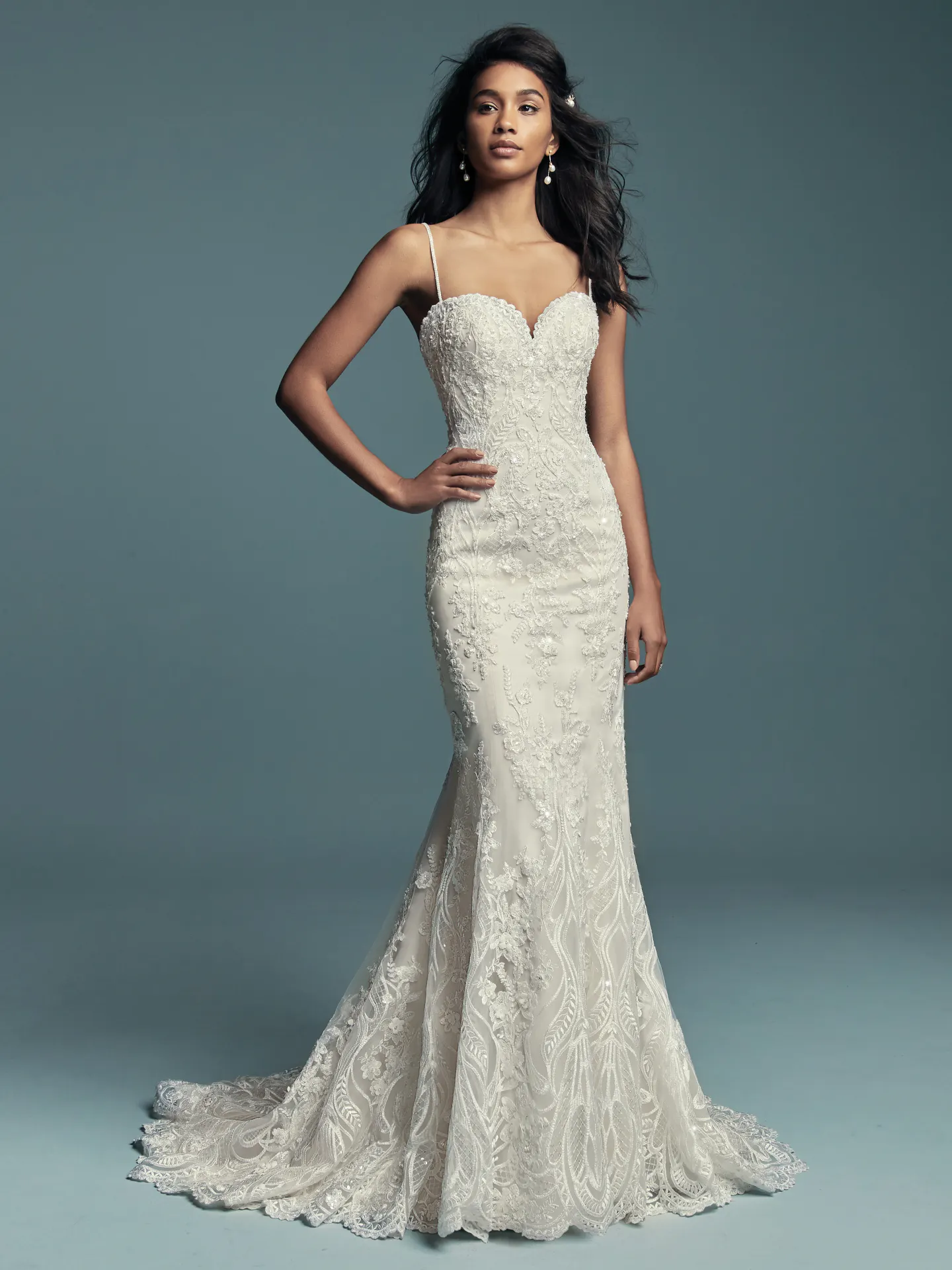 Gwendolyn  Rustic Lace Wedding Dress by Maggie Sottero