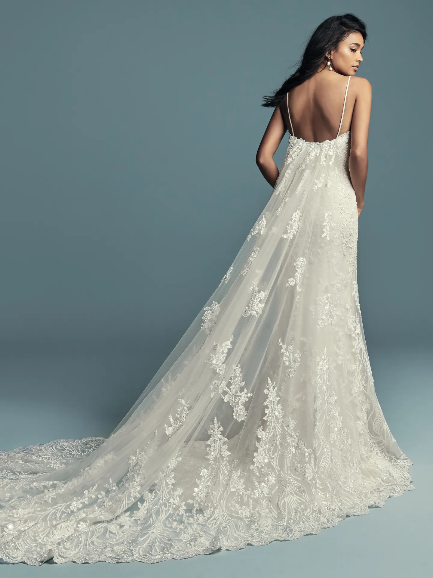 Gwendolyn  Rustic Lace Wedding Dress by Maggie Sottero