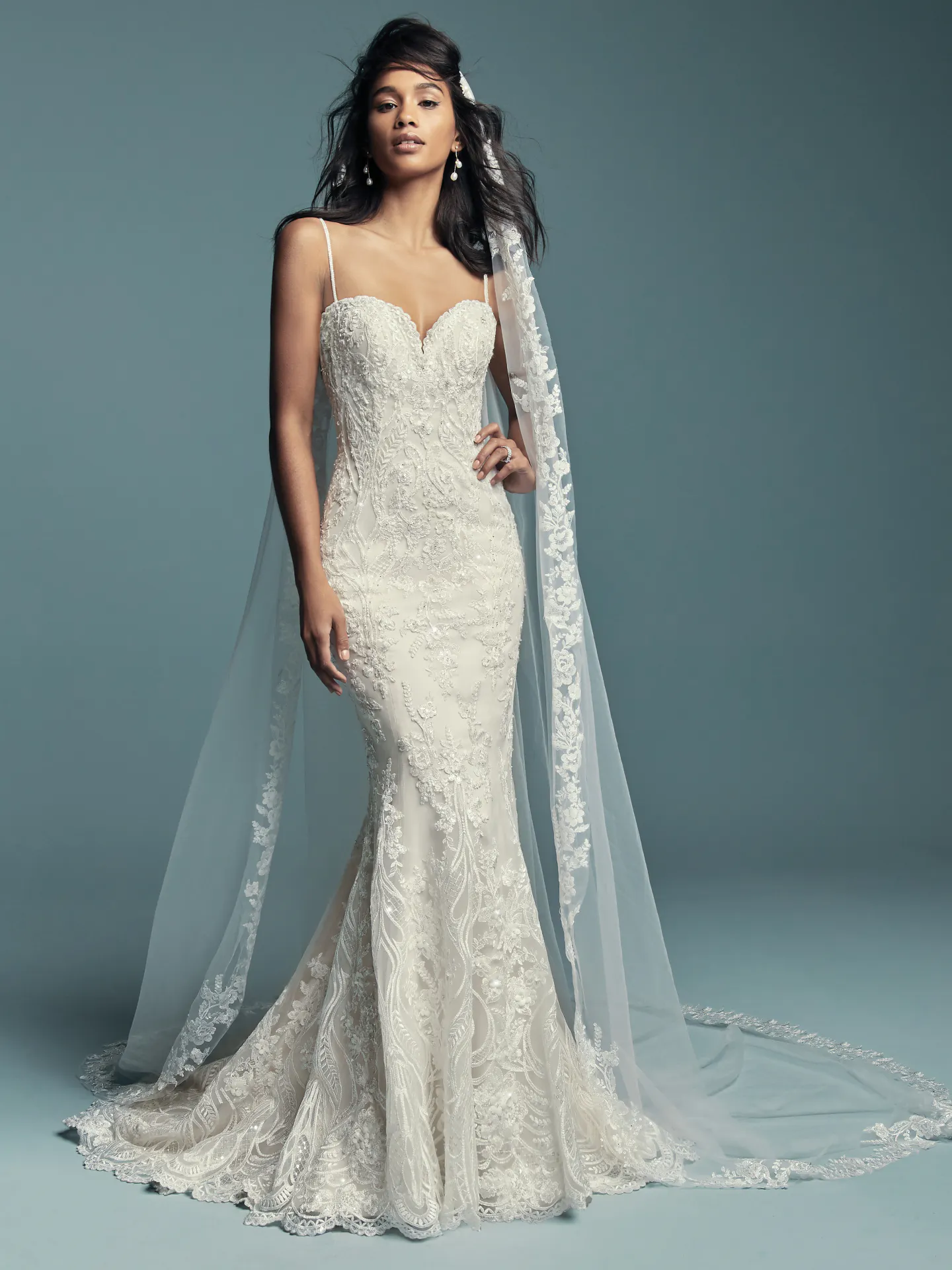 Gwendolyn  Rustic Lace Wedding Dress by Maggie Sottero