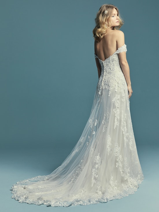 Indiana (8MC772) Sexy Vintage Wedding Dress by Maggie Sottero
