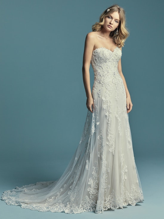 Indiana (8MC772) Sexy Vintage Wedding Dress by Maggie Sottero