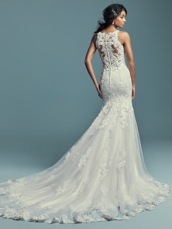 Kendall (8MC749) Lace Boho Wedding Dress by Maggie Sottero