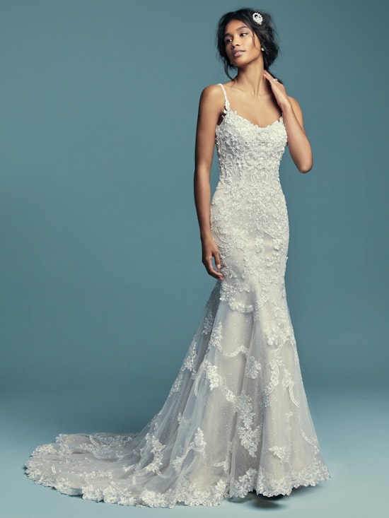 Riley (8MC731) Vintage lace Wedding Dress by Maggie Sottero