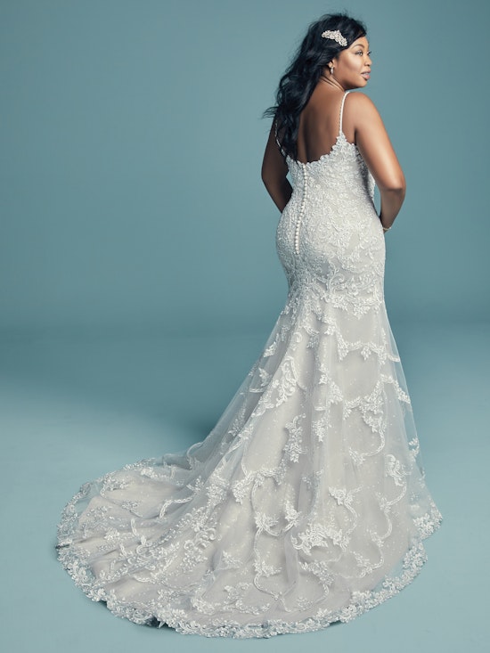 Riley Marie (Curve) (CRV-8MC731AC) Lace Wedding Dress by Maggie Sottero