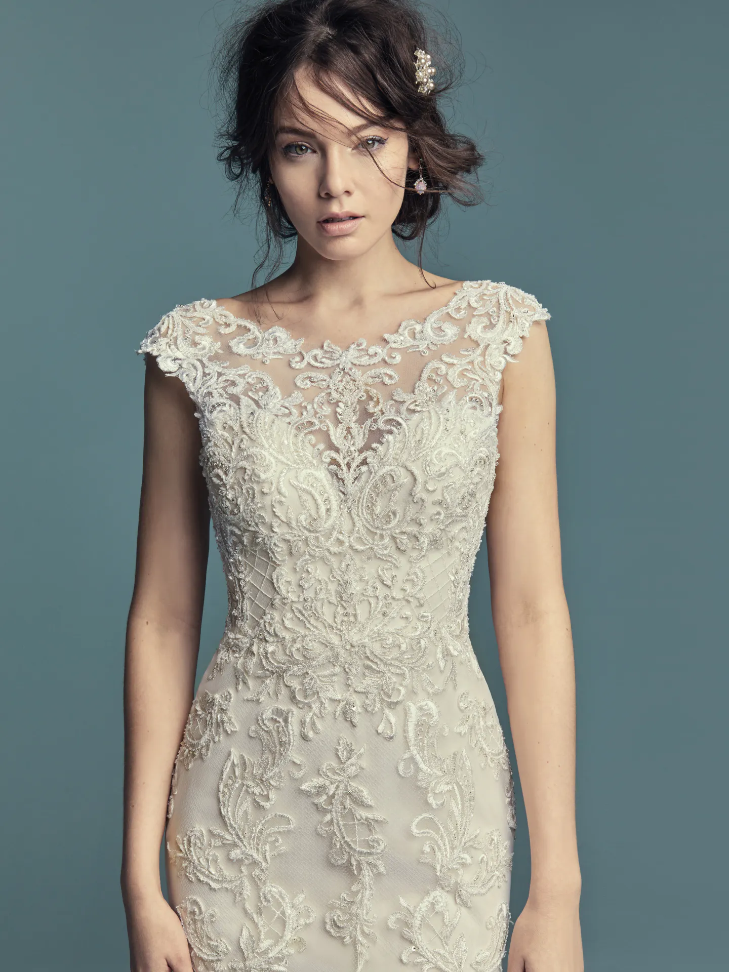 Rosanna Vintage Lace Wedding Dress by Maggie Sottero