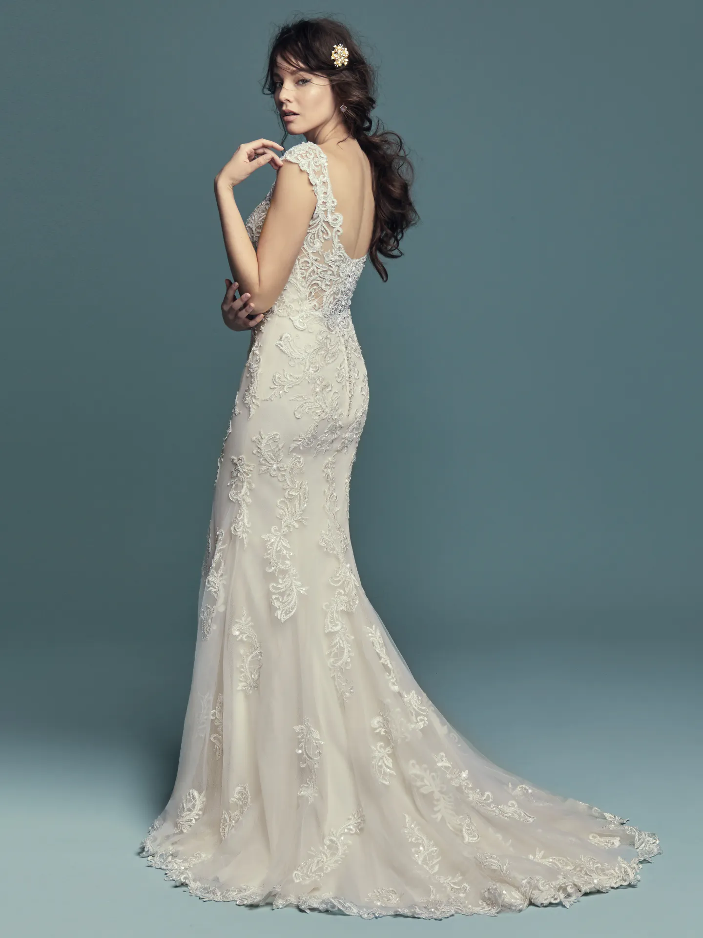 Rosanna Vintage Lace Wedding Dress by Maggie Sottero