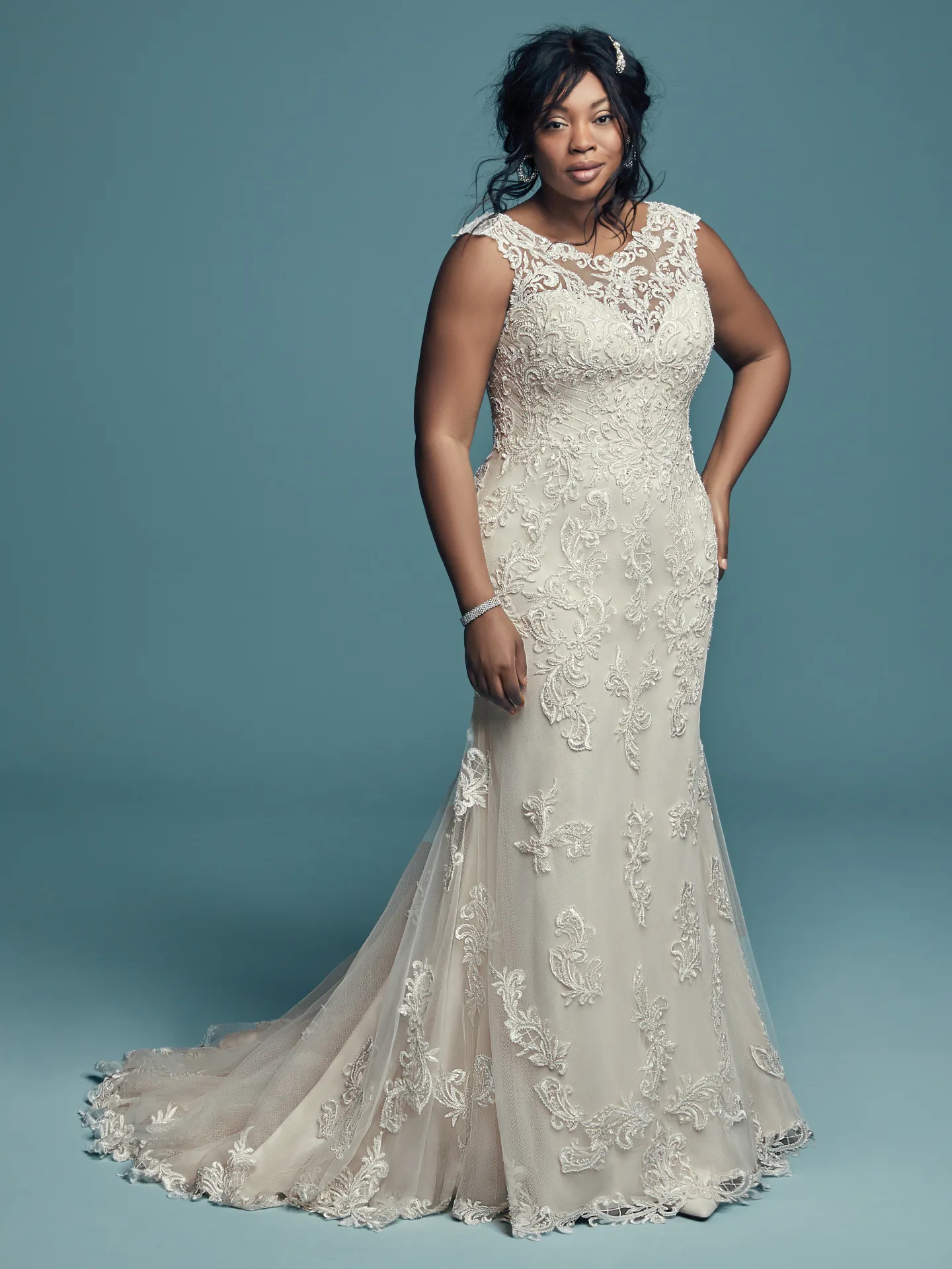 Maggie Sottero Wedding Dress ROSANNA 8MC740 Plus-Main