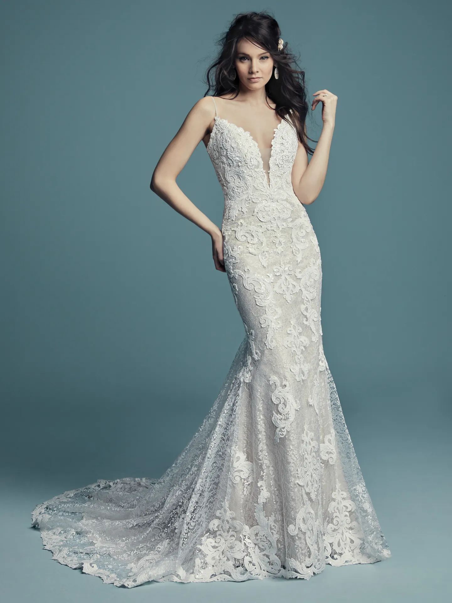 Tuscany  Sexy Lace Wedding Dress by Maggie Sottero