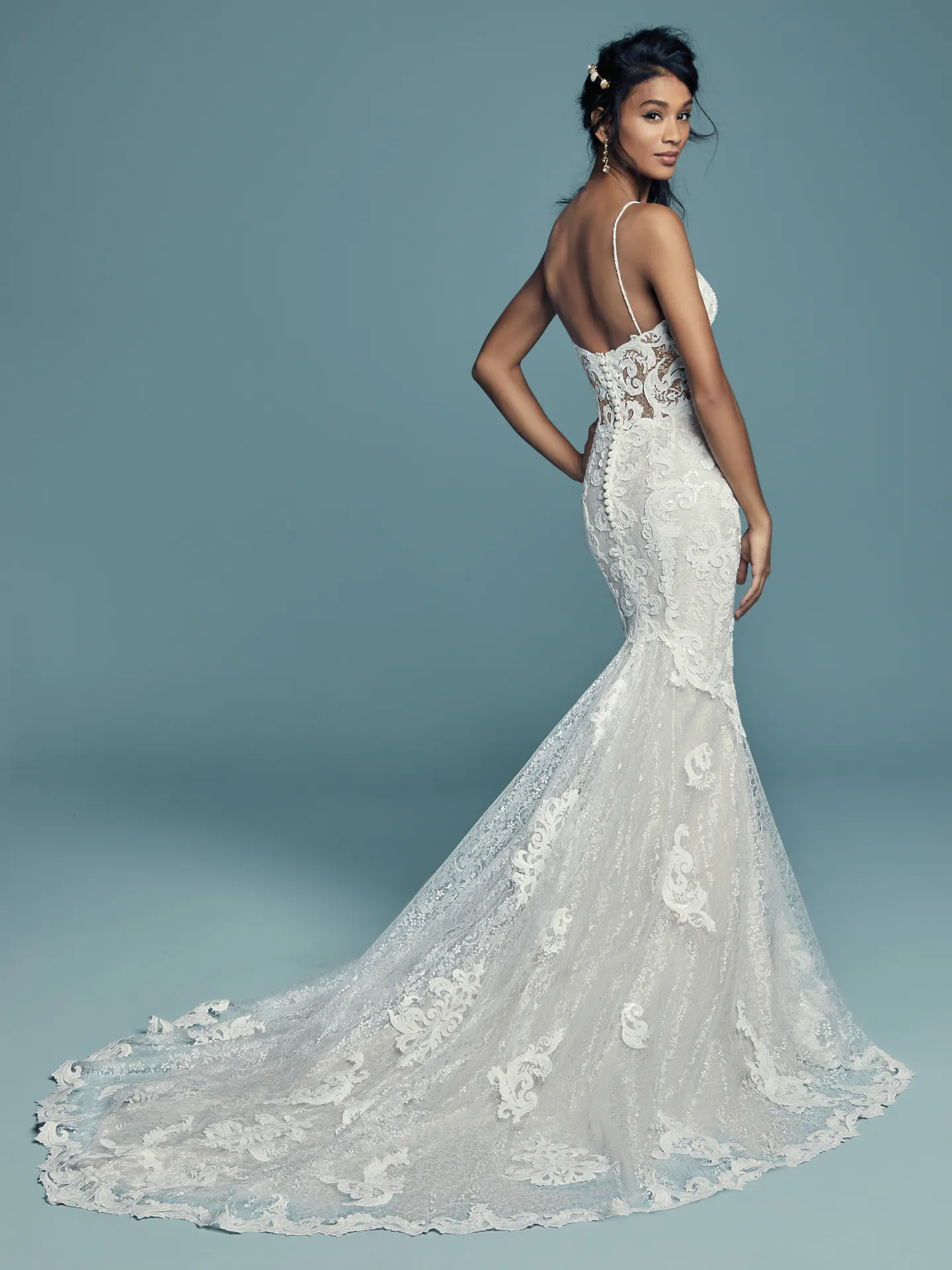 Tuscany Lynette  Sexy Lace Wedding Dress by Maggie Sottero