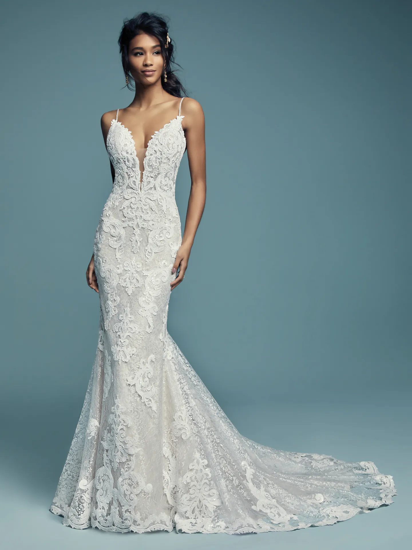 Tuscany Lynette  Sexy Lace Wedding Dress by Maggie Sottero