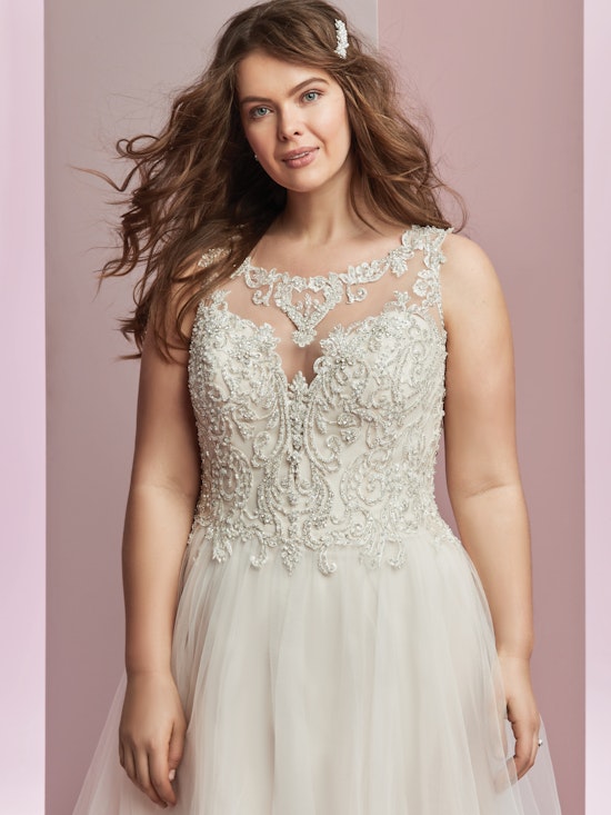 Amanda (Curve) (CRV-8RS716) ace Wedding Dress by Rebecca Ingram