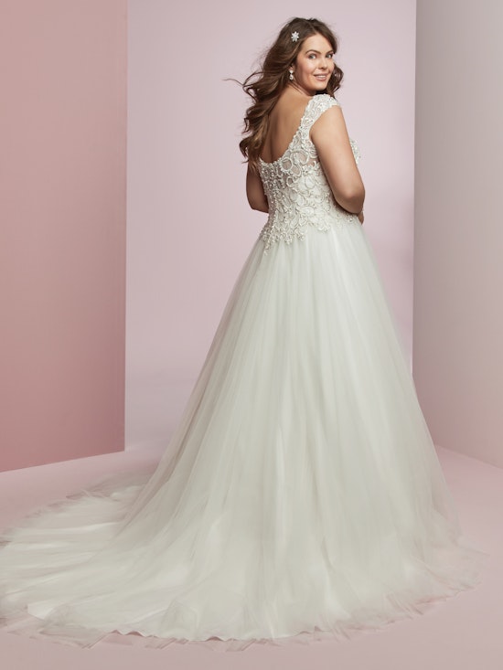 Bella (8RC717) Lace A Line Wedding Dress by Rebecca Ingram