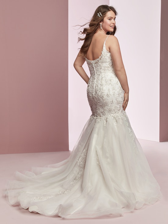 Claire Anne (Curve) (CRV-8RC687AC) Wedding Dress by Rebecca Ingram