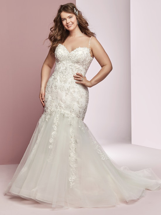 Claire Anne (Curve) (CRV-8RC687AC) Wedding Dress by Rebecca Ingram