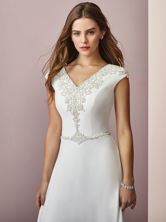 Denise (8RS681) Simple Wedding Dress by Rebecca Ingram