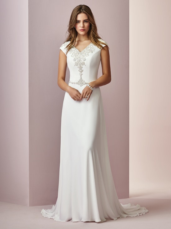 Denise (8RS681) Simple Wedding Dress by Rebecca Ingram