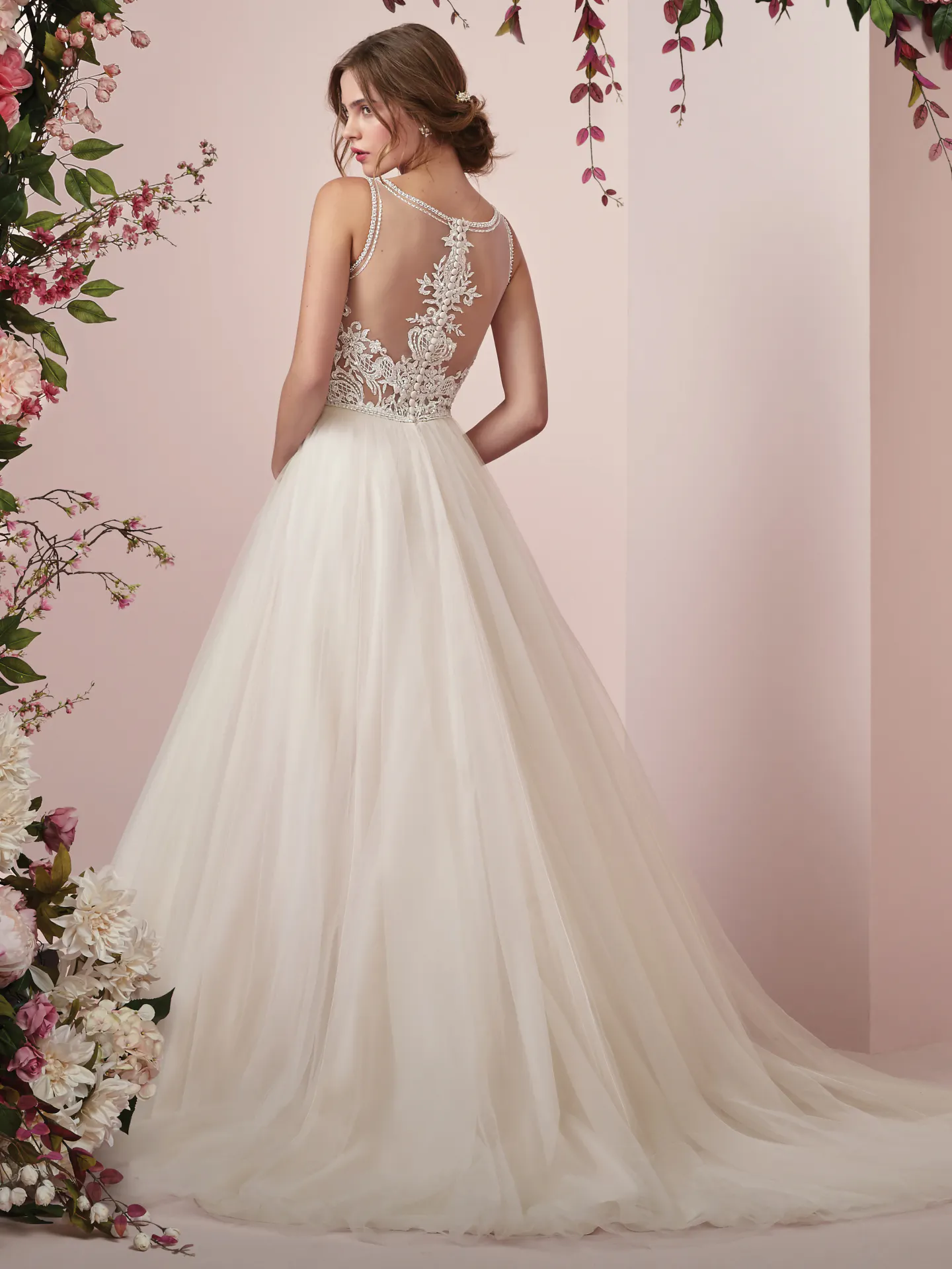 Eliza  Vintage lace Wedding Dress by Rebecca Ingram