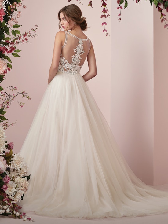 Eliza (8RS665) Vintage lace Wedding Dress by Rebecca Ingram