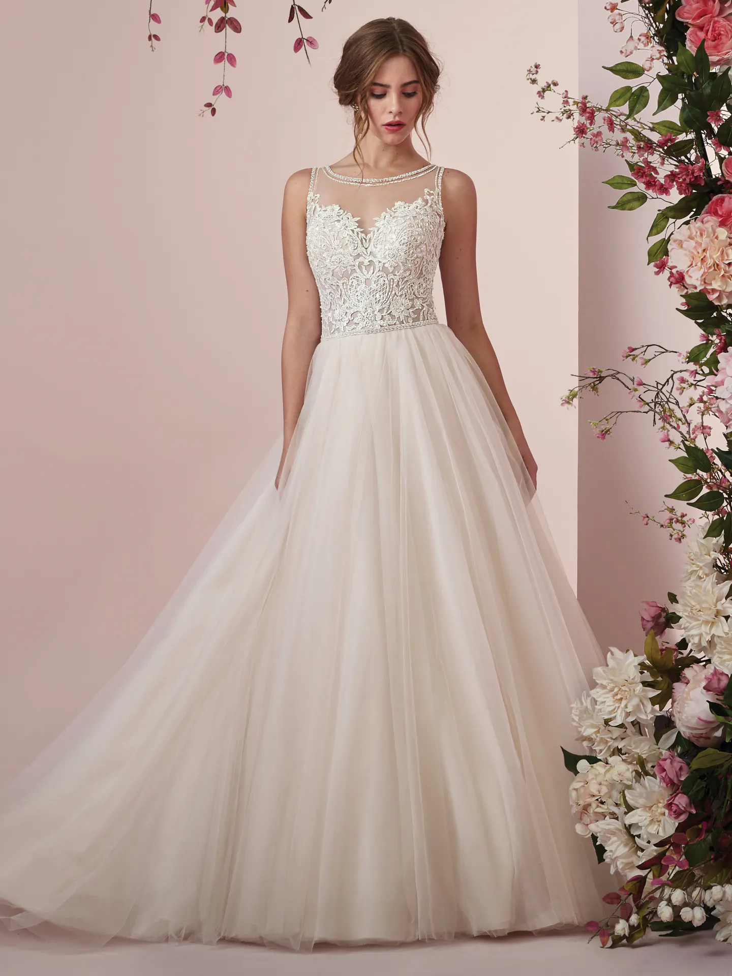 Eliza  Vintage lace Wedding Dress by Rebecca Ingram
