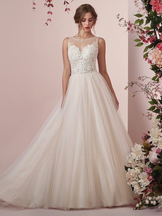 Eliza (8RS665) Vintage lace Wedding Dress by Rebecca Ingram