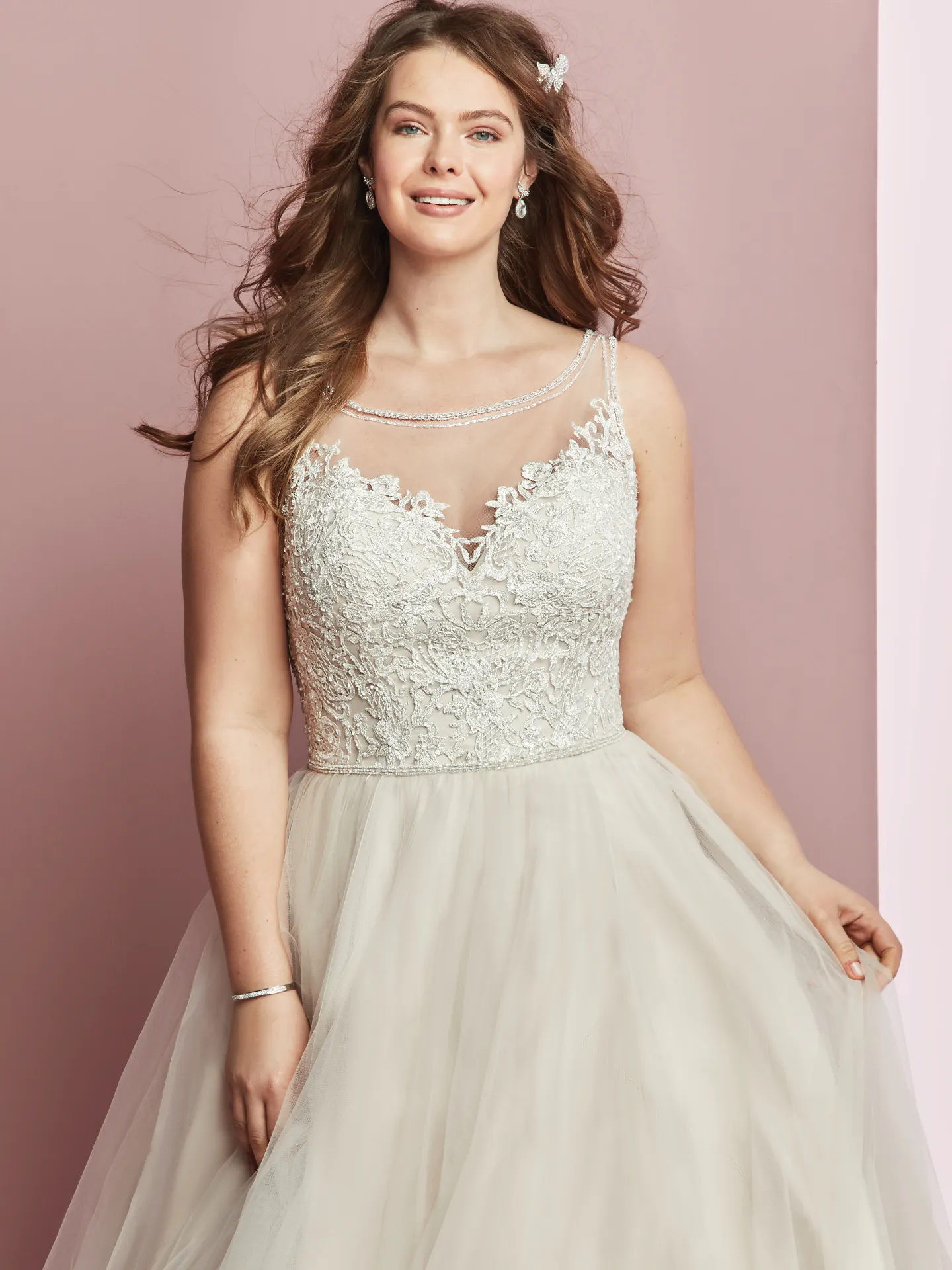 Eliza Jane   Lace Wedding Dress by Rebecca Ingram