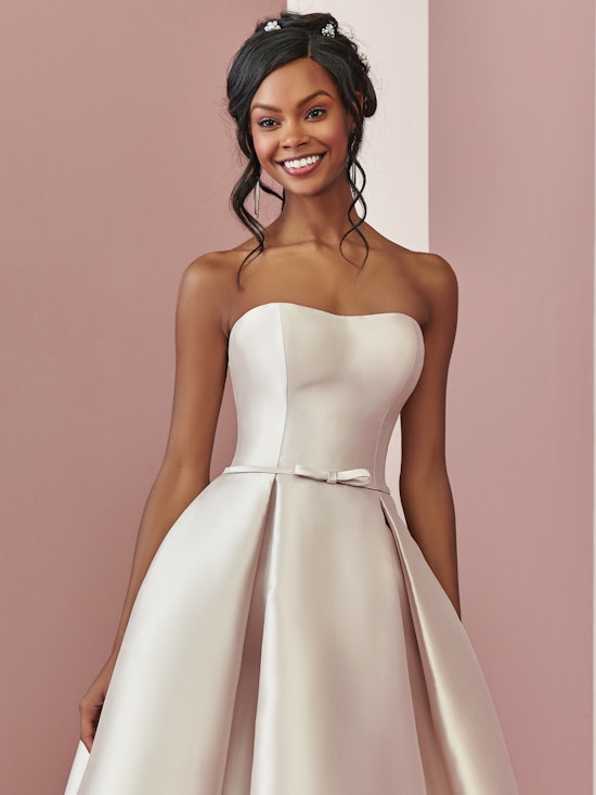 Erica (8RN684) Simple Wedding Dress by Rebecca Ingram