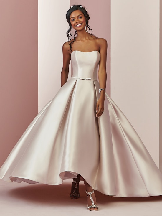 Erica (8RN684) Simple Wedding Dress by Rebecca Ingram