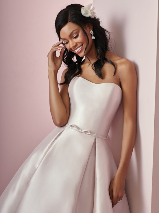 Erica Anne (8RN684MC) Simple Wedding Dress by Rebecca Ingram