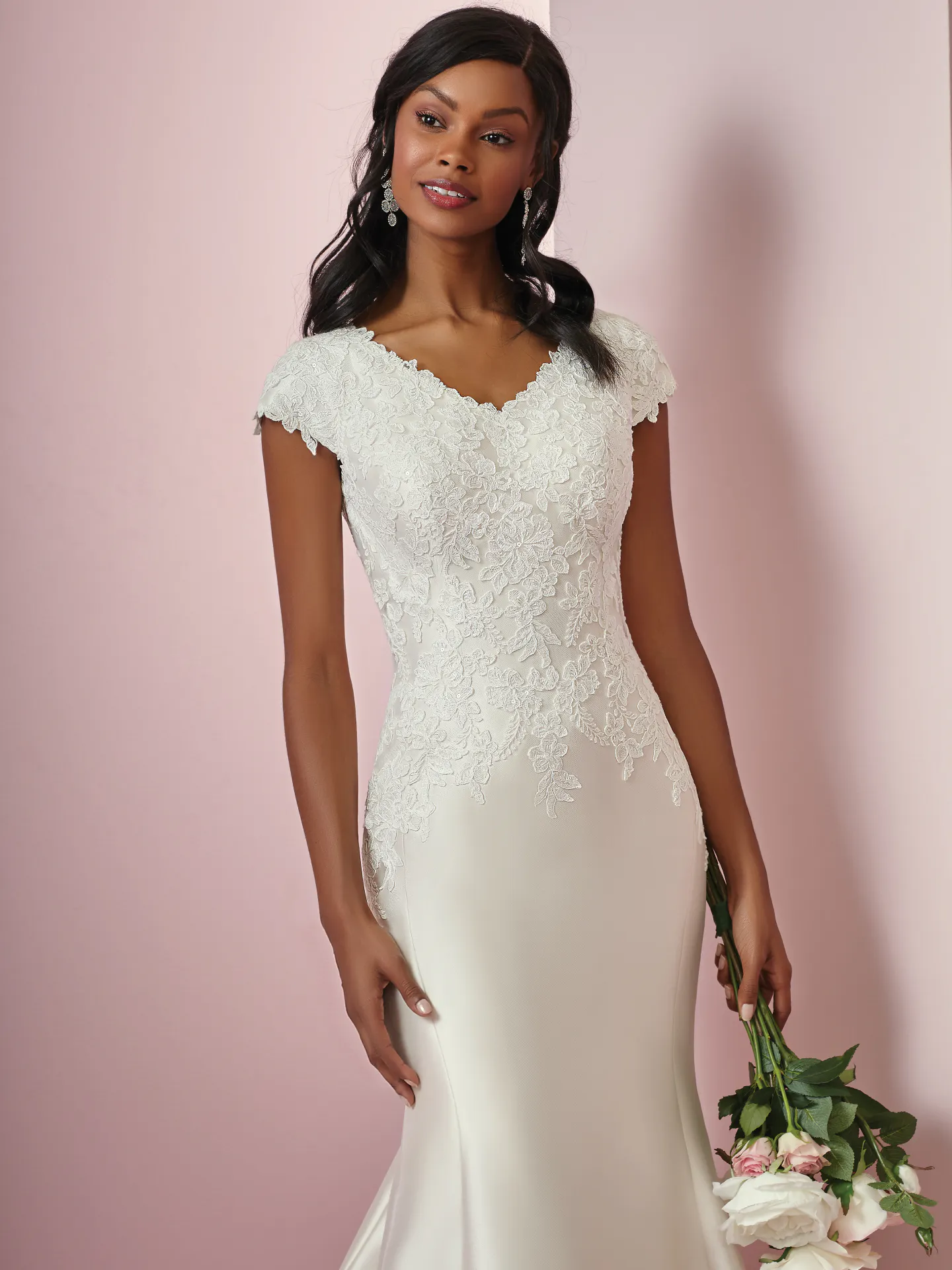 Laynie Anne  Modest Wedding Dress by Rebecca Ingram