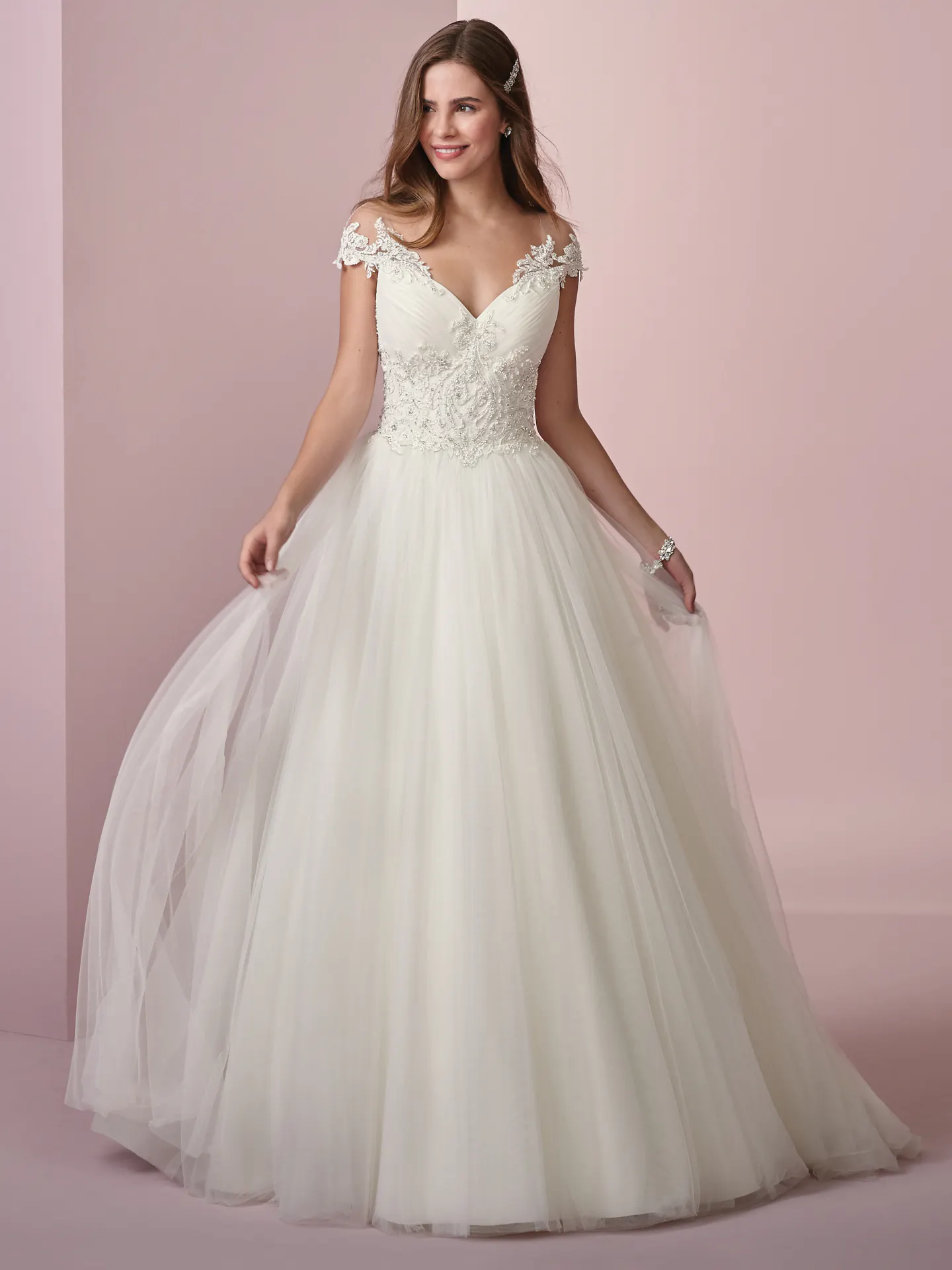 Lois  Ballgown Wedding Dress by Rebecca Ingram