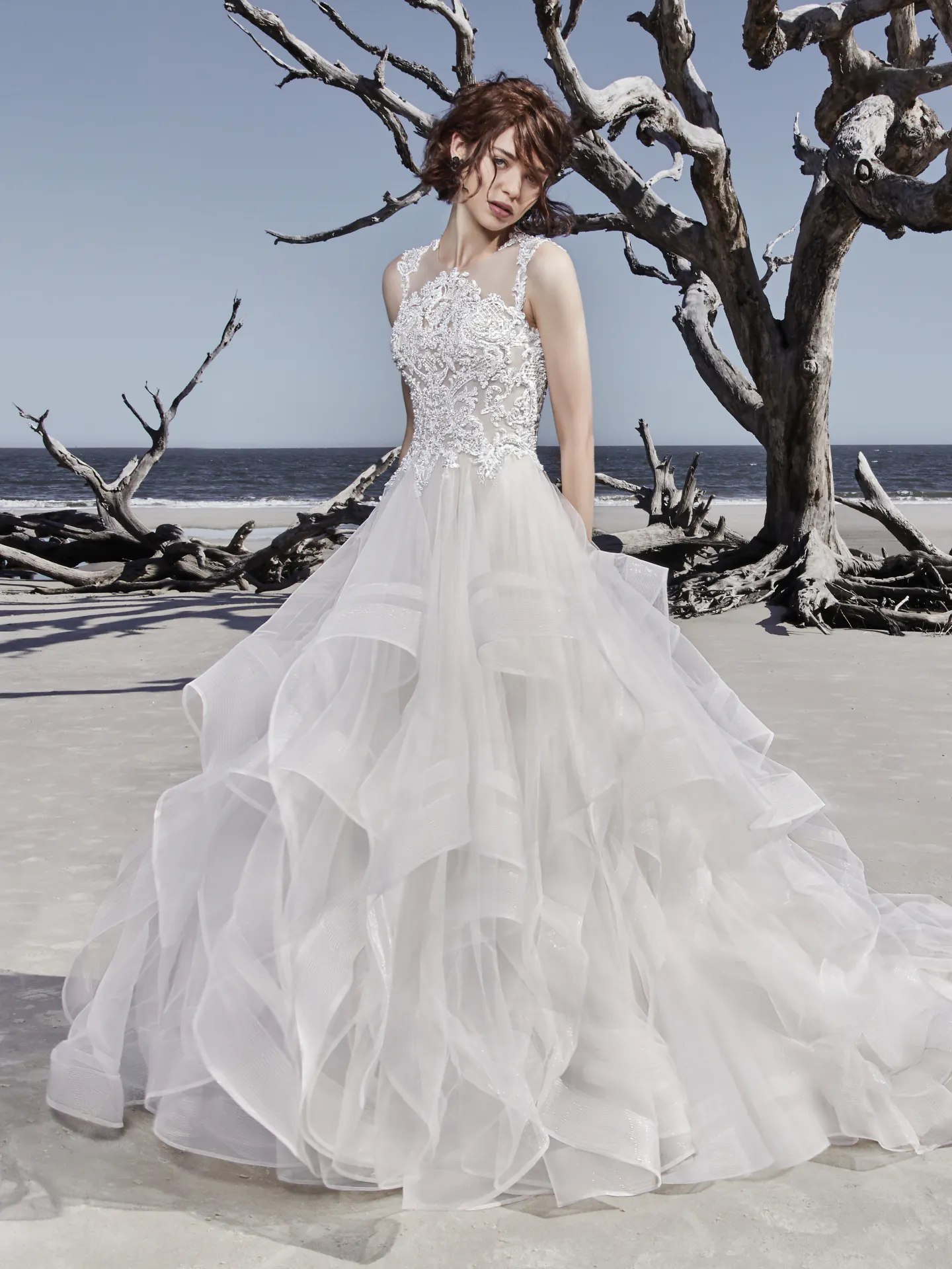 Ariya  Unique Ballgown Wedding Dress by Sottero and Midgley