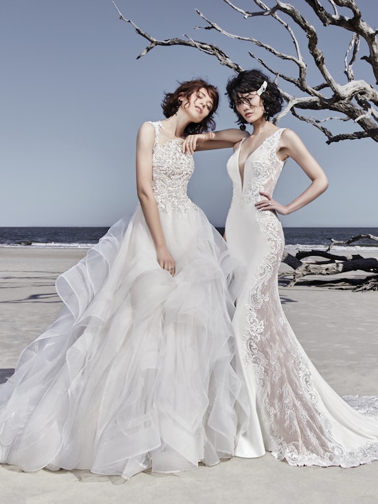 Ariya (8SC774) Unique Ballgown Wedding Dress by Sottero and Midgley 