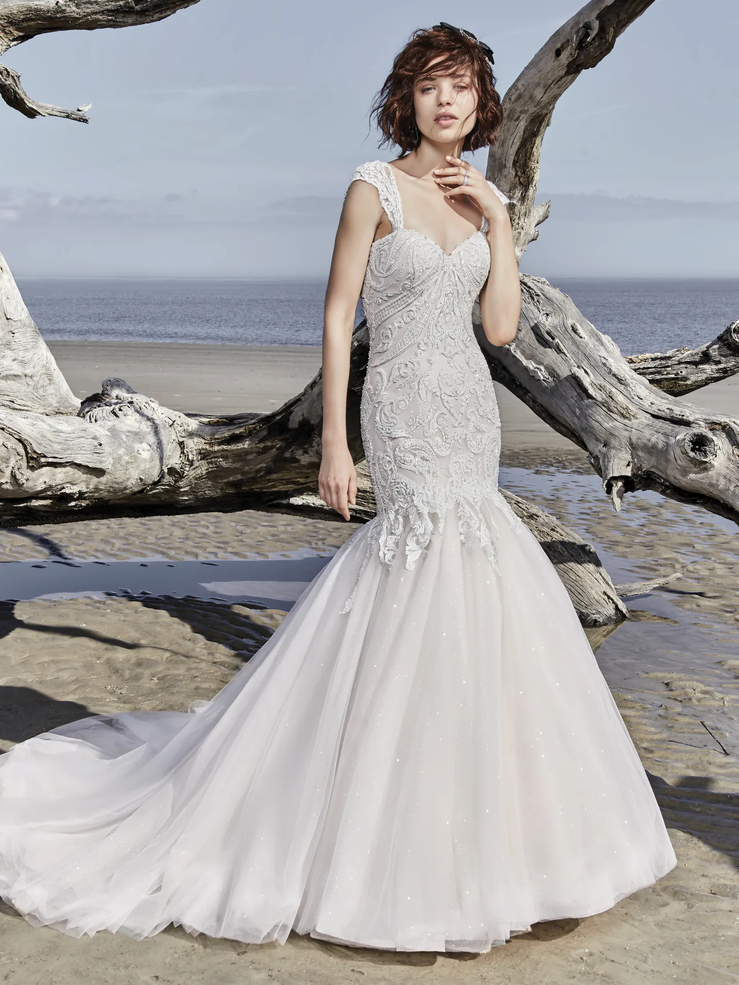Brette  Rustic Lace Wedding Dress by Sottero and Midgley