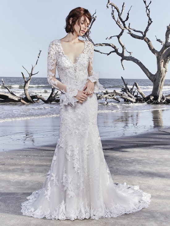 Ekaterina (8SC728) Long Sleeve Vintage Wedding Dress by Sottero and Midgley 