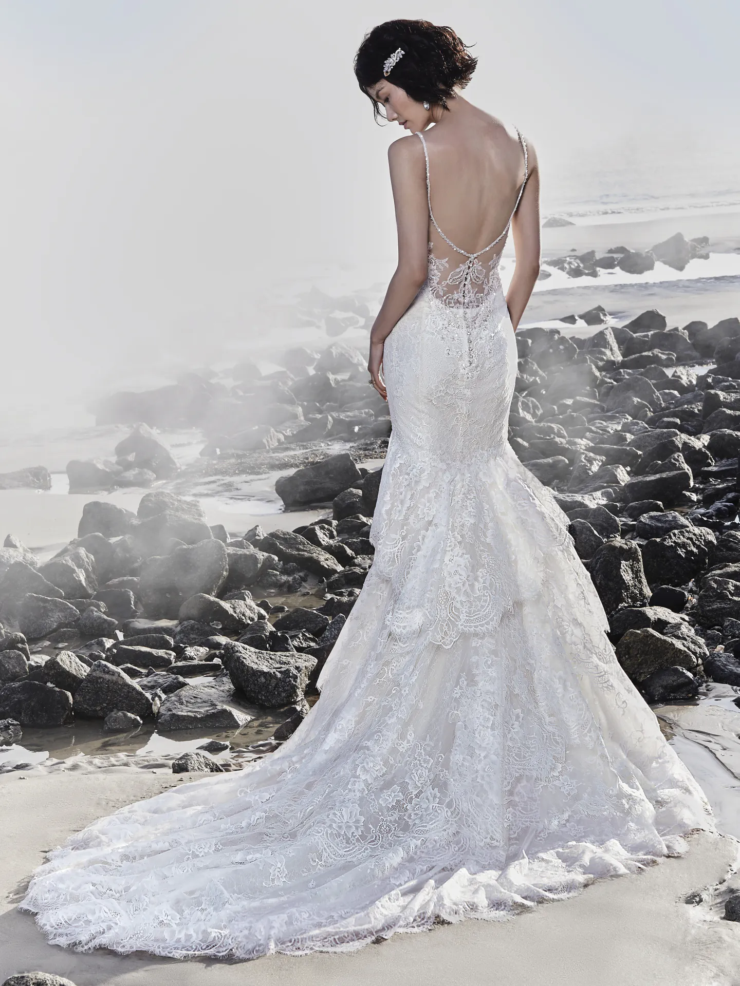 Jackson  Lace Boho Wedding Dress by Sottero and Midgley