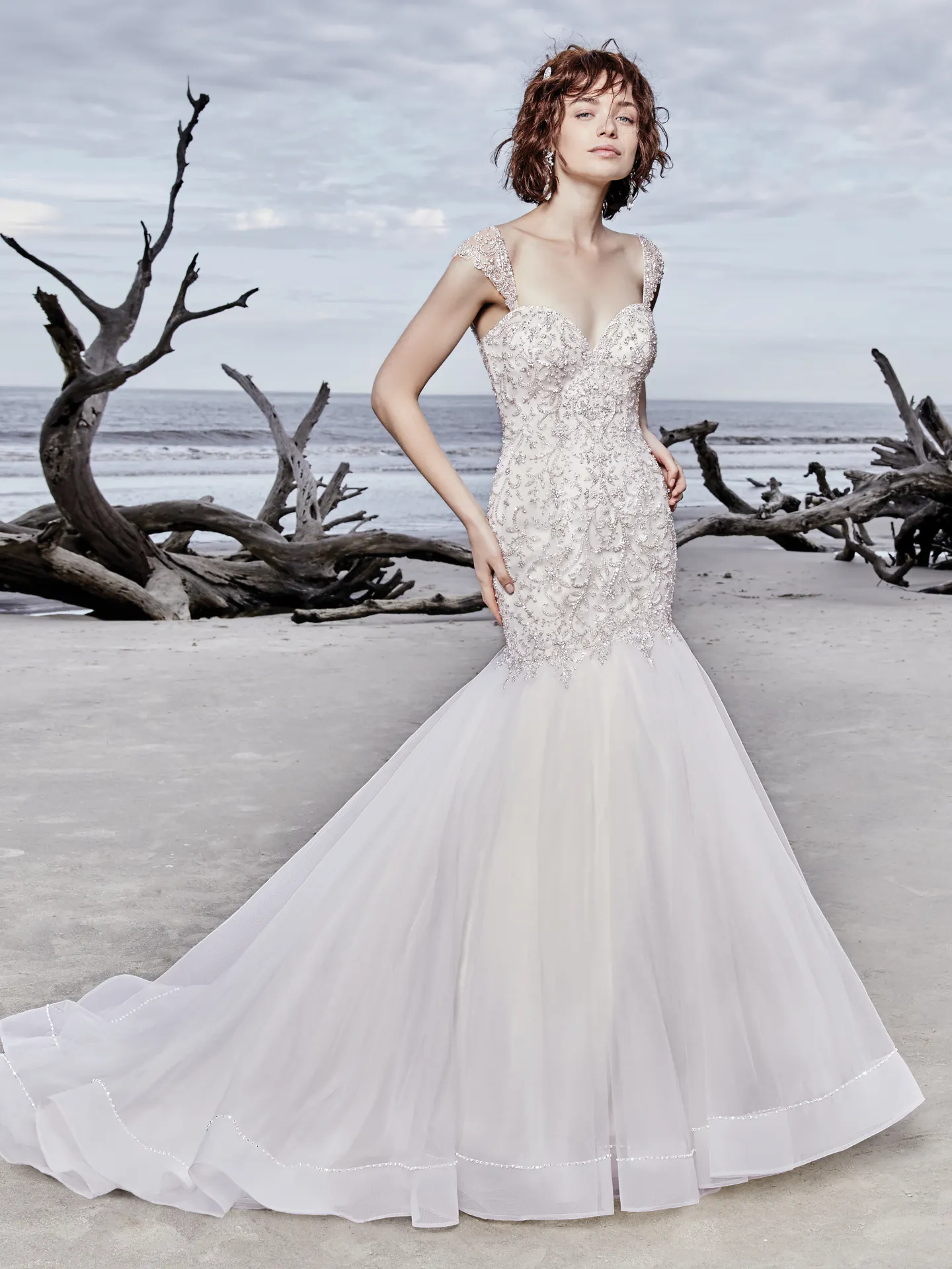 Jefferson  Fit and Flare Wedding Dress by Sottero and Midgley