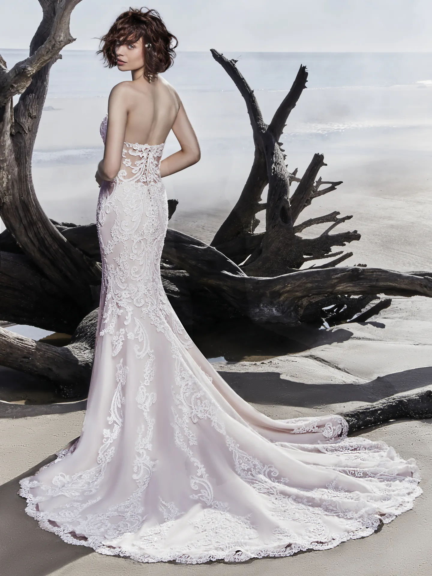 Memphis  Vintage lace Wedding Dress by Sottero and Midgley