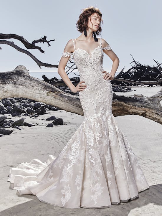 Portia (8SW783) Rustic Lace Wedding Dress by Sottero and Midgley 