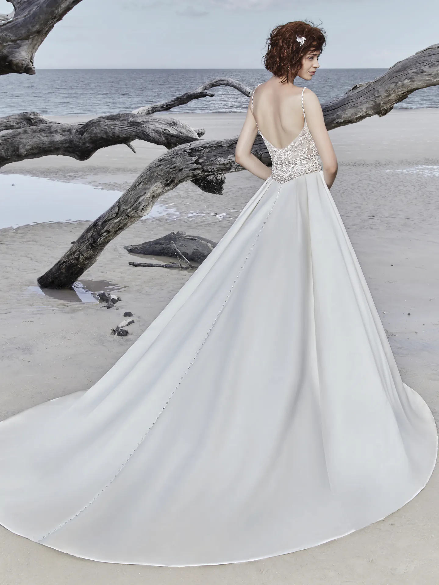 Saylor  Satin Ballgown Wedding Dress by Maggie Sottero