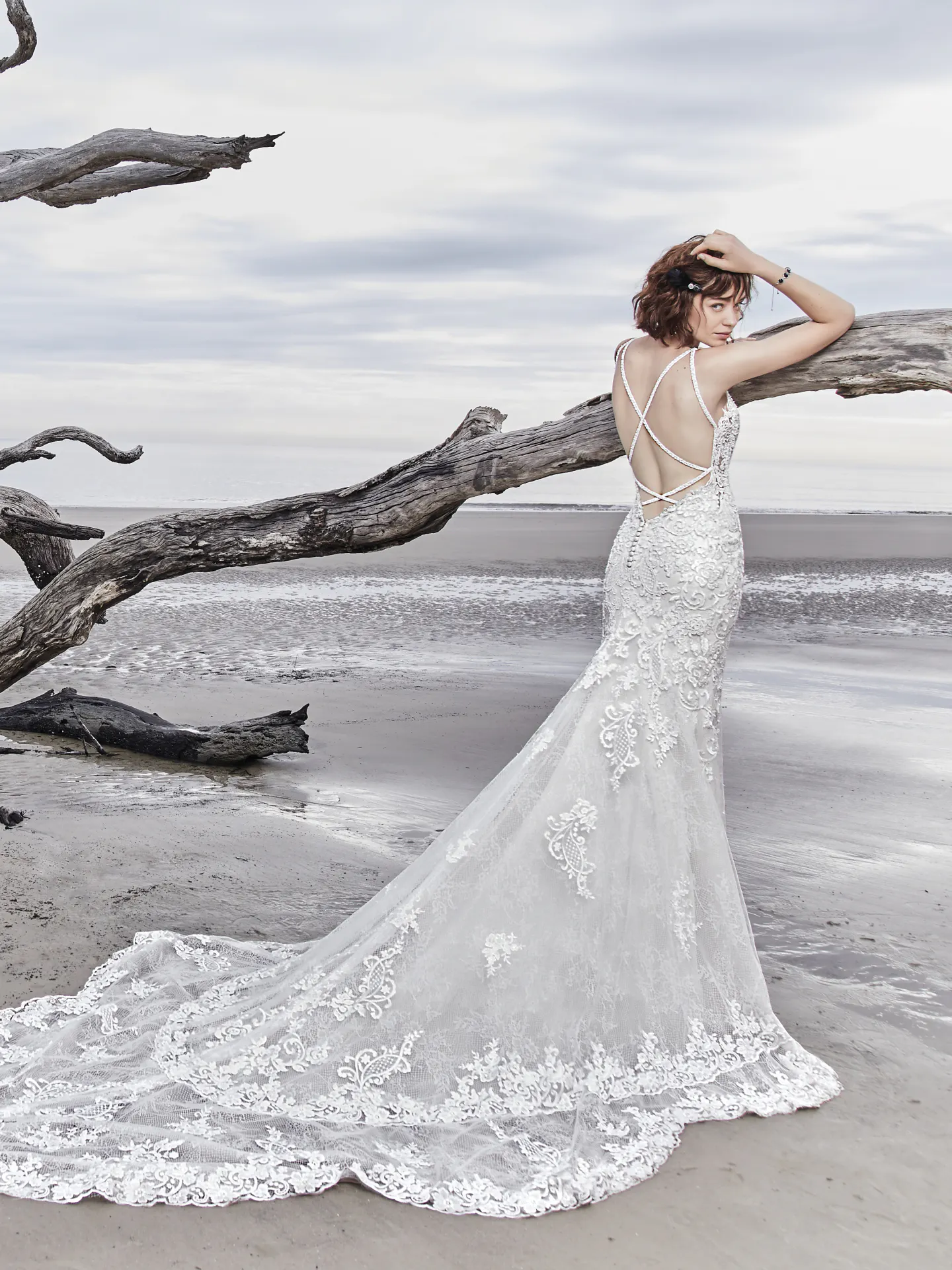 Sullivan Rose  Boho Wedding Dress by Sottero and Midgley