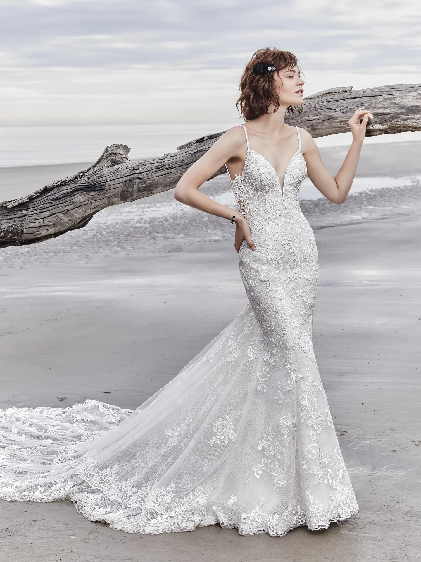 Sullivan Rose  Boho Wedding Dress by Sottero and Midgley
