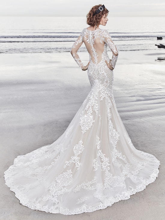 Sottero and Midgley Wedding Dress Dakota Rose 8SC761MC Back