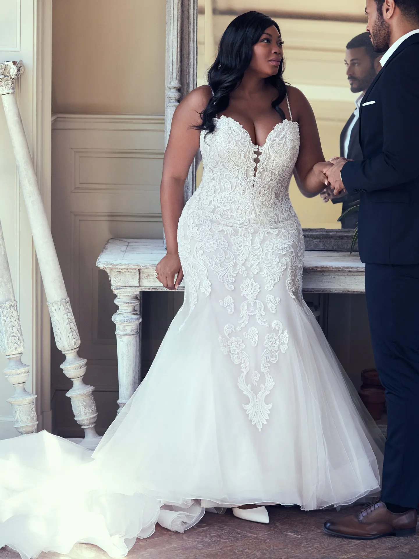 Alistaire Lynette Plus Size Wedding Dress by Maggie Sottero